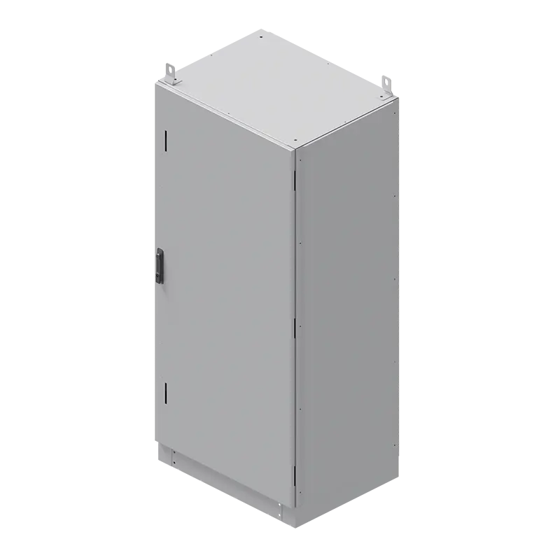 Floor Standing Modular Enclosure With Mounting Plate